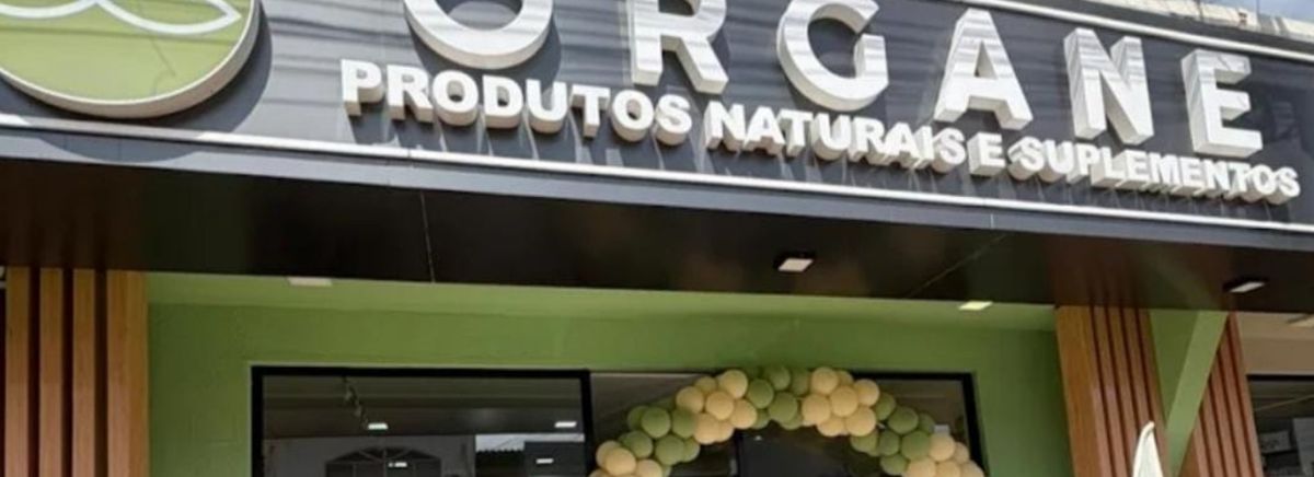 Organe produtos naturais e orgânicos logo