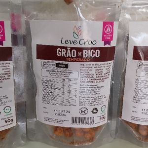 imagem do produto GRÃO DE BICO TEMPERADO LEVE CROC 50G
