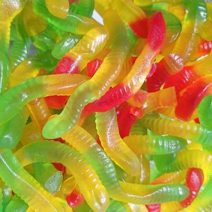 imagem do produto GOMAS DE MINHOCAS COLORIDAS COM XYLITOL