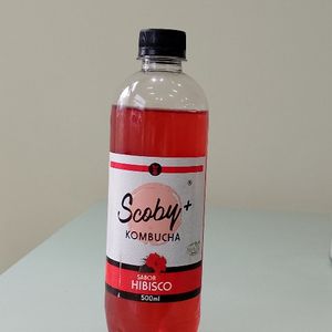 imagem do produto KOMBUCHA SABOR HIBISCO SCOOBY