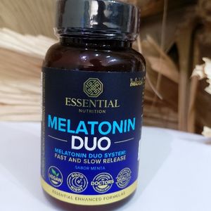 imagem do produto MELATONINA DUO ESSENTIAL SABOR MENTA 120 CAPS