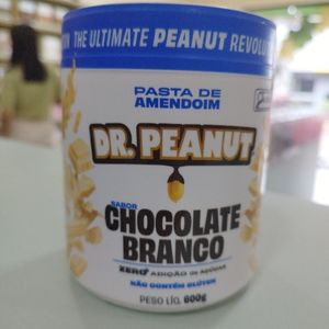imagem do produto PASTA DE AMENDOIM DR PEANUT CHOCOLATE BRANCO