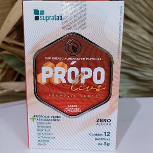 imagem do produto PROPOLIS VERDE SUPRALAB 12 PASTILHAS DE 3G