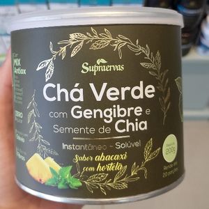 imagem do produto CHA VERDE C/ GENG E SEMENTE DE CHIA S. HORTELÃ/ABAC