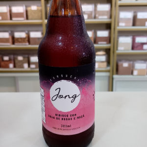 imagem do produto KOMBUCHA HIBISCO COM AGUA DE ROSA E MAÇA