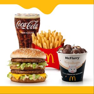 imagem do produto McOferta Clássica + McFlurry Trufa Língua de Gato Duo