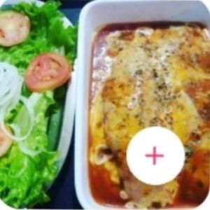 imagem do produto Filé de tilapia a Parmegiana c/ Guarnição. 