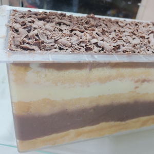 imagem do produto Bolo fatia 2Amores/branco