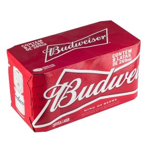 imagem do produto Budweiser lata 269ml c/8
