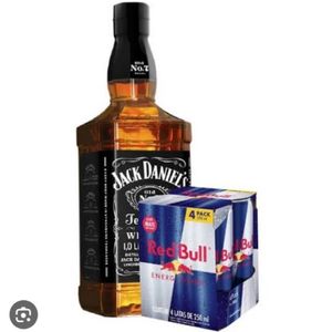 imagem do produto Combo de Jack Daniels com red Bull 