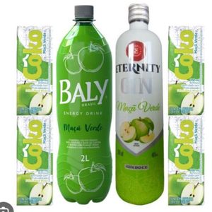 imagem do produto Combo de gin eternity maçã verde 
