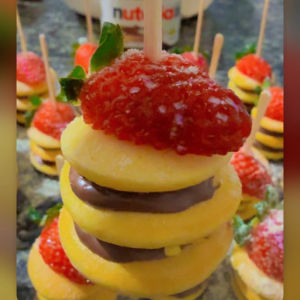 imagem do produto Panqueca - Nutella com morango