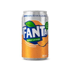 imagem do produto Fanta Laranja ZERO AÇÚCAR 350mL
