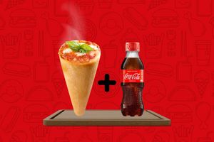 imagem do produto Combo Especial: Pizza Cone + Coca-Cola 200ml