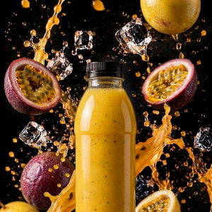 imagem do produto Suco Natural de Maracujá com Leite - 300 ml