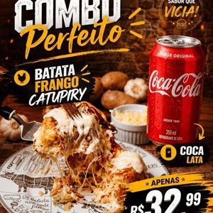 imagem do produto Frango catupiry +coca lata
