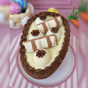 imagem do produto Ovo de Colher 400 gramas - Ninho com Nutella 