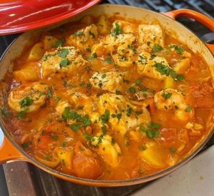 imagem do produto Pescada com camarões