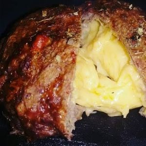 imagem do produto 🍔Carne de Hambúrguer Recheado - Congelado