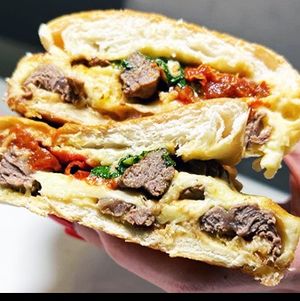 imagem do produto Pão com alho e alcatra