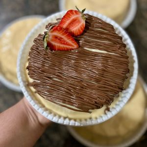 imagem do produto Vulcão ninho com nutella e morango