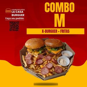 imagem do produto Combo M De Hambúrguer com frita 