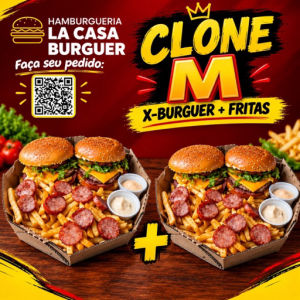 imagem do produto Clone M De Hamburgueres com fritas