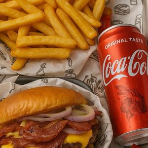 imagem do produto Smash 1.0 + batata p + Refrigerante lata 