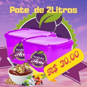 imagem do produto Açaí Pote de 2 Litros 