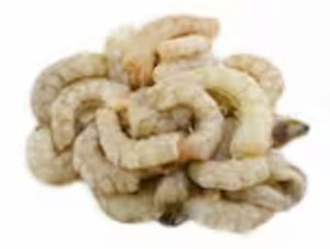 imagem do produto File de camarão eviscerado 21/25 XGG, pacote com 1Kg, congelado e drenado, sem adição de água no congelamento.