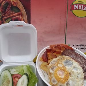 imagem do produto Marmitex hambúrguer ovo e bacon