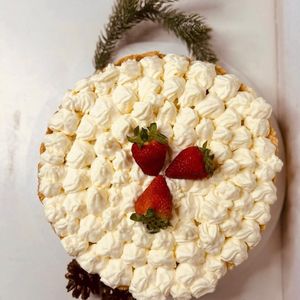imagem do produto Torta de morango com brigadeiro branco e nata