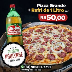 imagem do categoria Pizza grande + Refri 1 litro (Guaraná antártica)