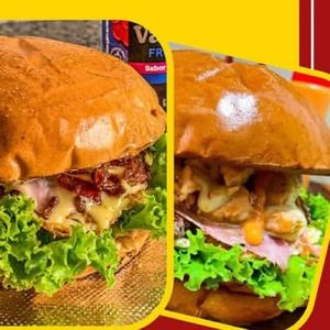 imagem do produto 1 x bacon e 1 x frango