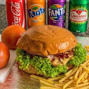 imagem do produto 1 X bacon + 1 porção de batata individual + 1 refri 350ml