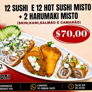 imagem do produto Promoção 2 hot harumaki misto 12/12
