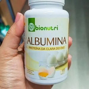 imagem do produto Albumina Bionutri 120 Caps 500 Mg Sabor