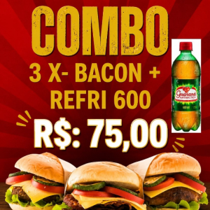 imagem do produto 3x-bacon +refri 600