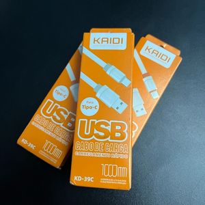 imagem do produto CABO TIPO C KAIDI 1M