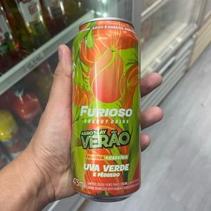 imagem do produto ENERGÉTICO FURIOSO UVA VERDE E PÊSSEGO 473ML