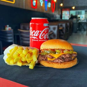 imagem do produto Big Smash Original + lata Coca Cola normal & Fritas