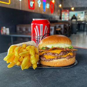 imagem do produto Big Smash Tasty + lata Coca Zero & Fritas 