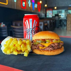 imagem do produto Big Smash Original + lata Coca Zero & Fritas 