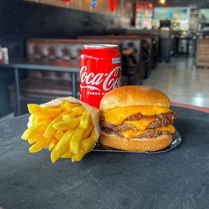 imagem do produto Big Smash Melt Cheddar + lata Coca normal & Fritas