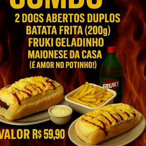 imagem do produto combo dog aberto 