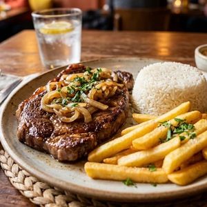 imagem do produto Bife acebolado