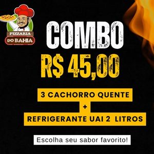 imagem do produto 3 DOGÃO + REFRIGERANTE UAI 2L