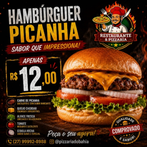 imagem do produto HAMBUGUER PICANHA