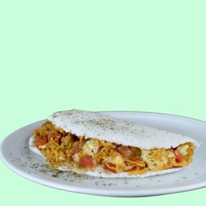 imagem do produto tapioca Frango, queijo minas, tomate e orégano
