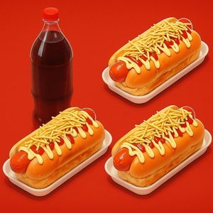 imagem do produto Combo 3 Kikão + refri 1.5L